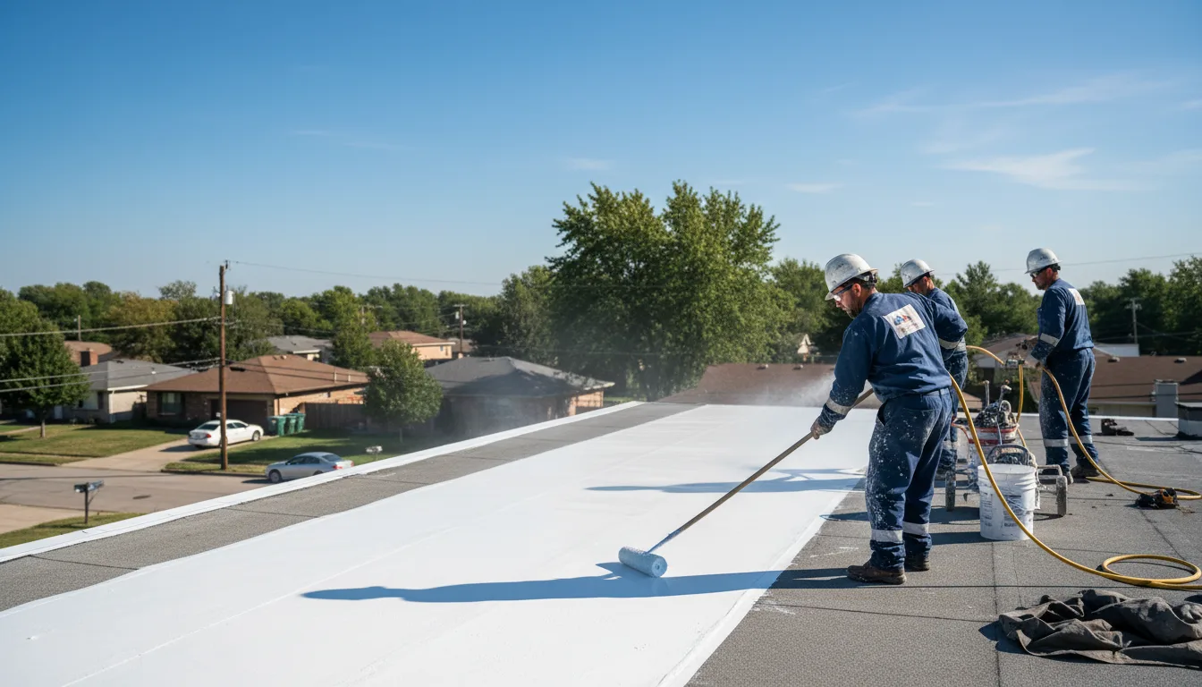 Commercial roof coating in Taylor, MI near me